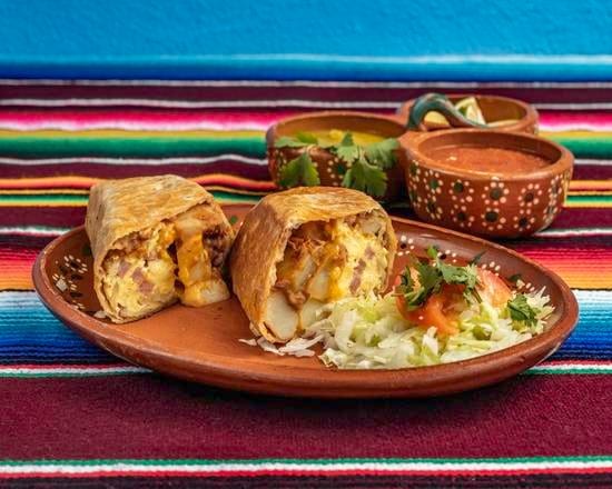 Breakfast Burrito Plate.