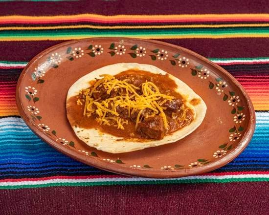 Carne Guisada Taco.