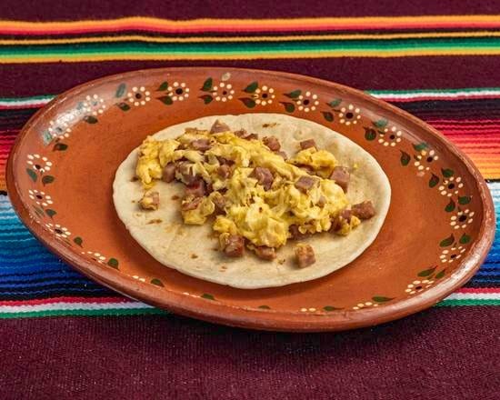 Ham & Egg Taco.